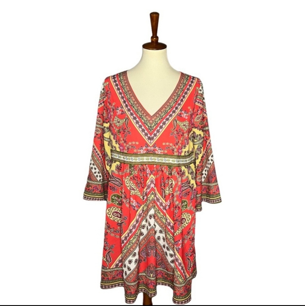 UMGEE Boho Multicolor Tunic Size Medium EUC